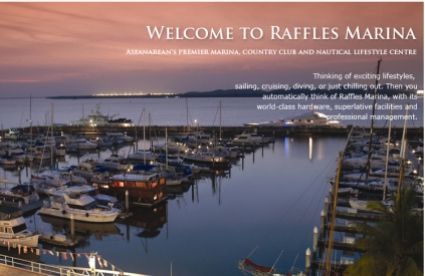 An open welcome to Raffles Marina